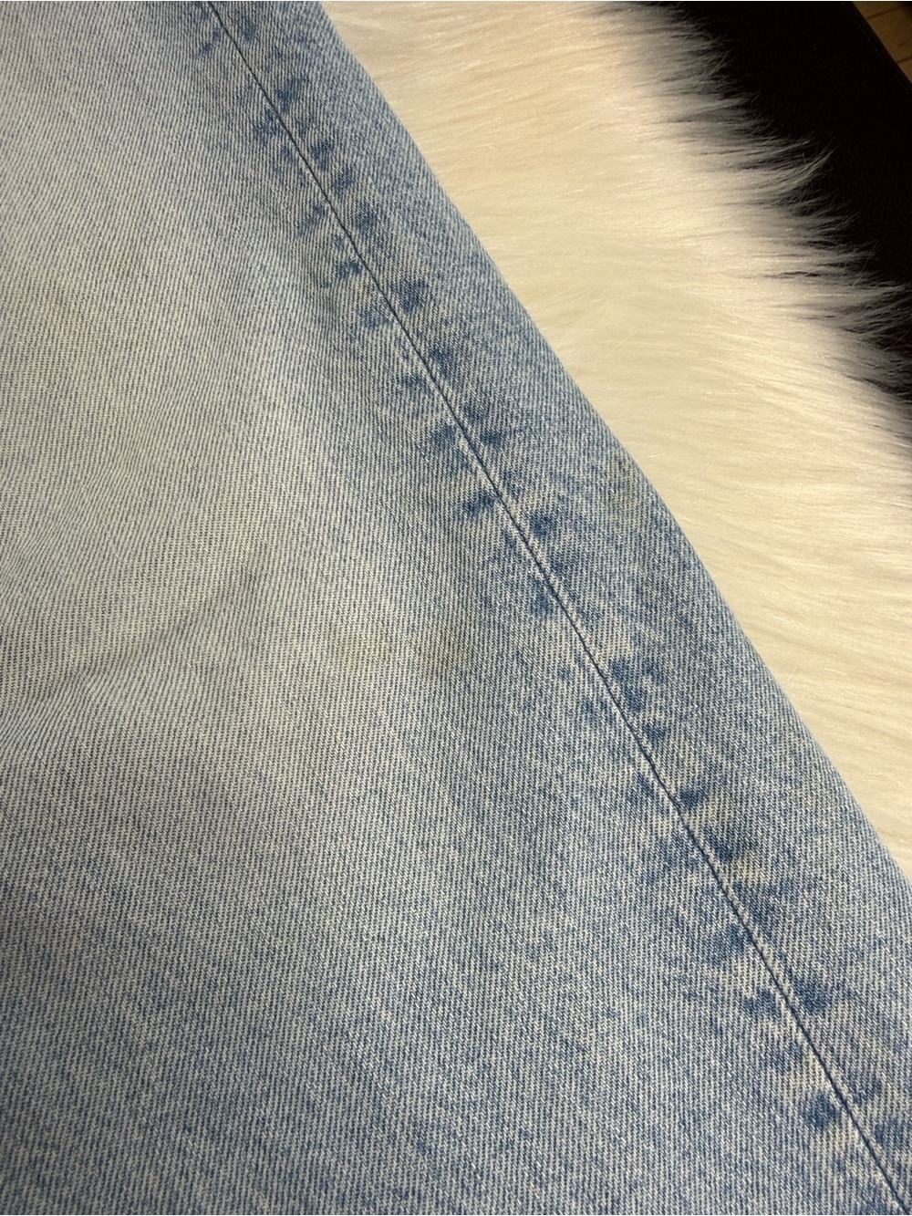 Zara Light Wash High Waisted Well Worn Mom Jeans - Picture 7 of 10